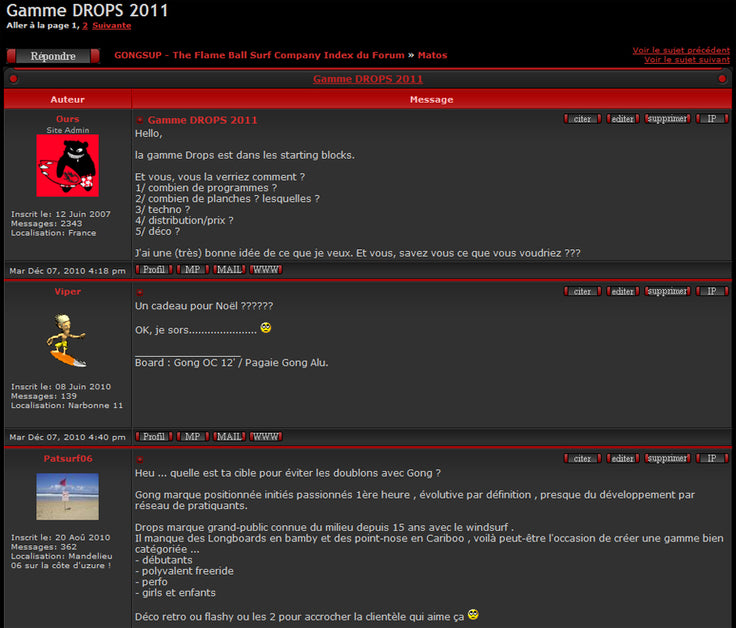 GEAR : what Drops do you want for 2011 ???!!!???
