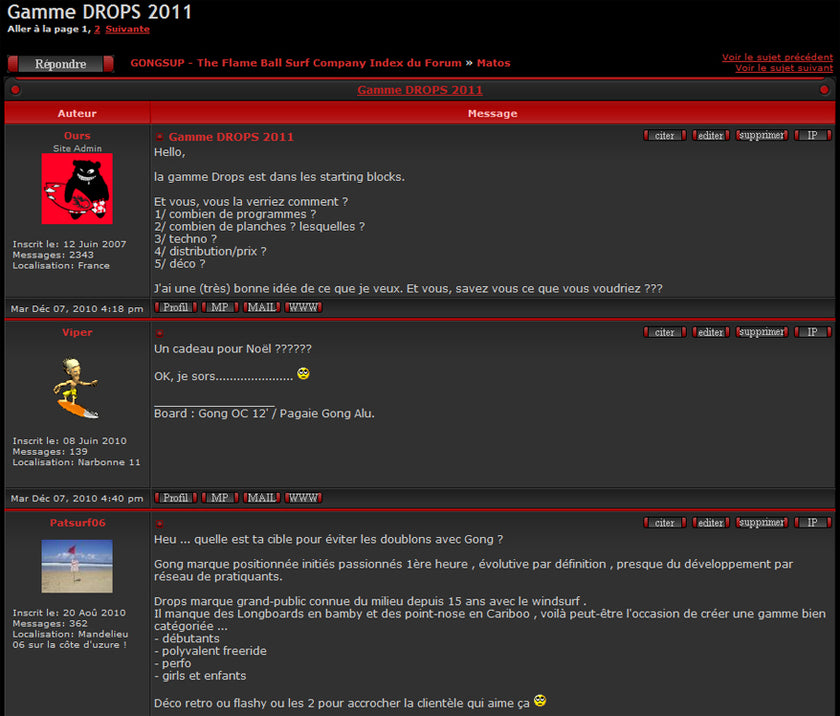 GEAR : what Drops do you want for 2011 ???!!!???