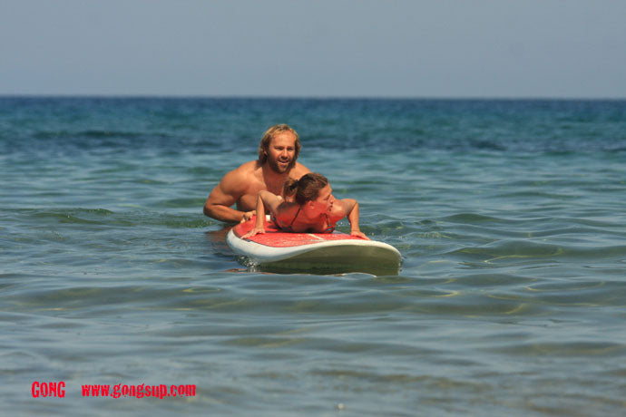 PHOTO : beginners surf on SUP !!!