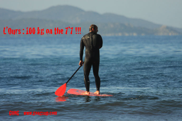 FOCUS : GONG Nanogene 7'7 floats for 100 kg !!!