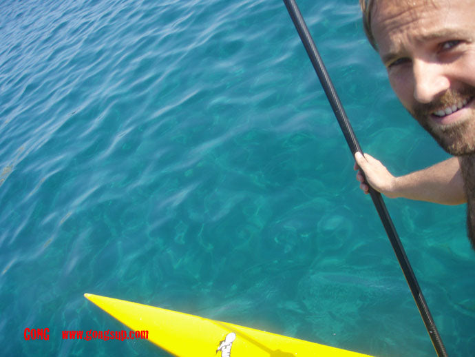 SESSION : long distance on a 20' GONG SUP !!!
