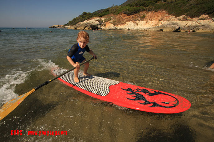 TEAM : Malo charge du 20cm en SUP à 4 ans ;-)))