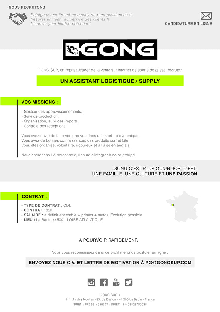 JOB : staff wanted !!!