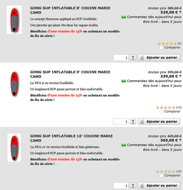 SHOP : boards at crazy prices !!!