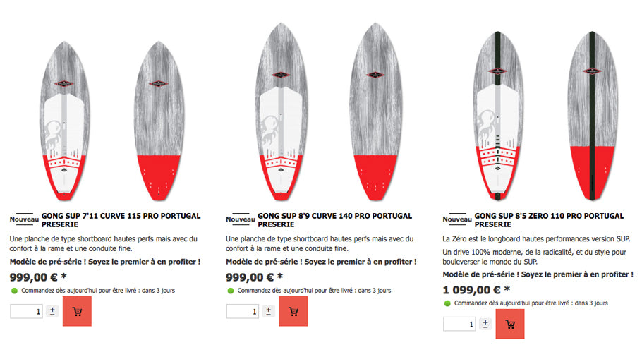 SHOP : Pro 2017 on line