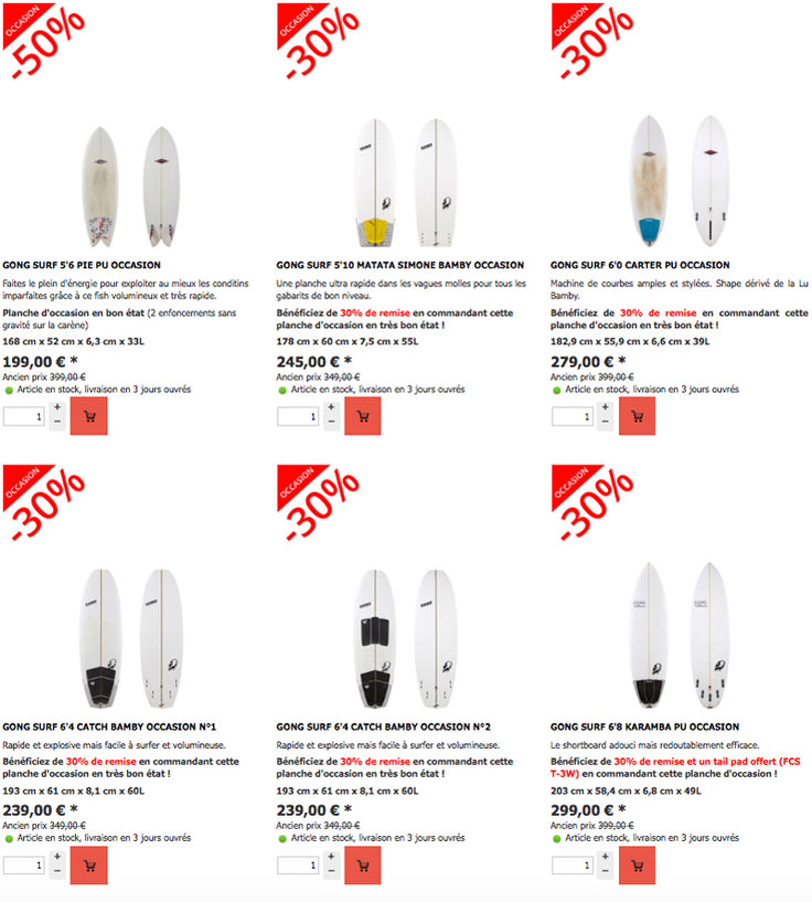SHOP : great deals on Demo boards !