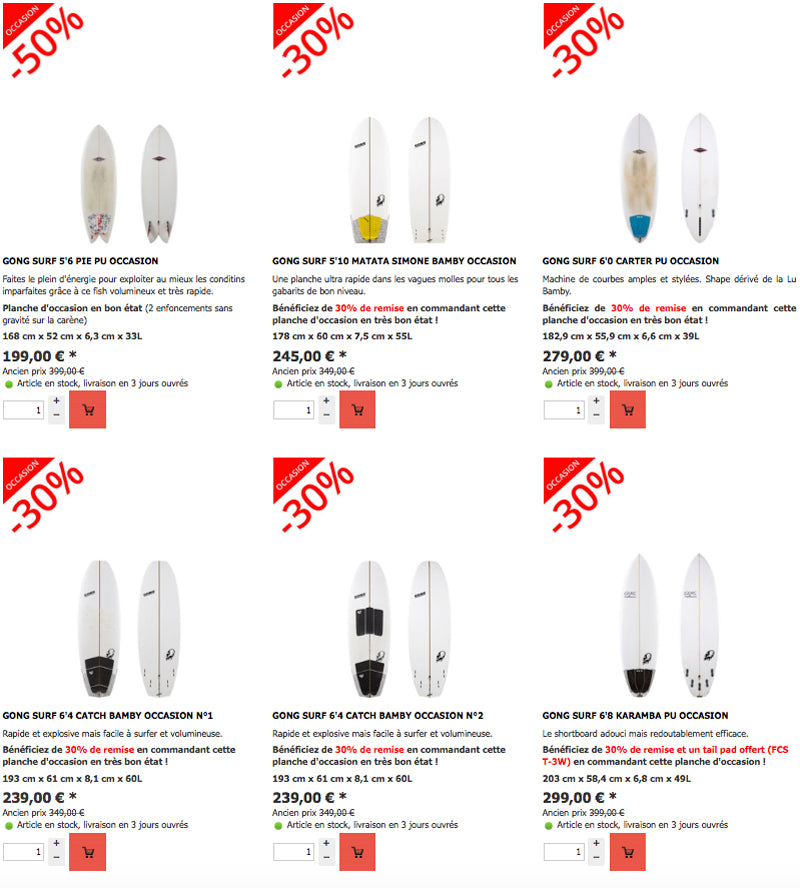 SHOP : great deals on Demo boards !