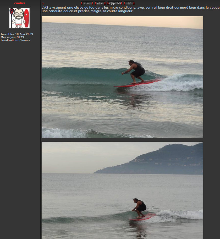 FORUM : test de la 8'0 As !!!