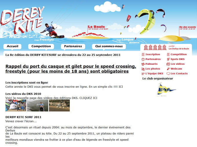 EVENT : Derby Kite La Baule du 22/09/11 au 25/09/11 !!!