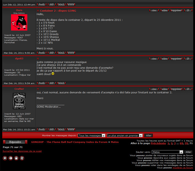FORUM : infos sur les containers !!!