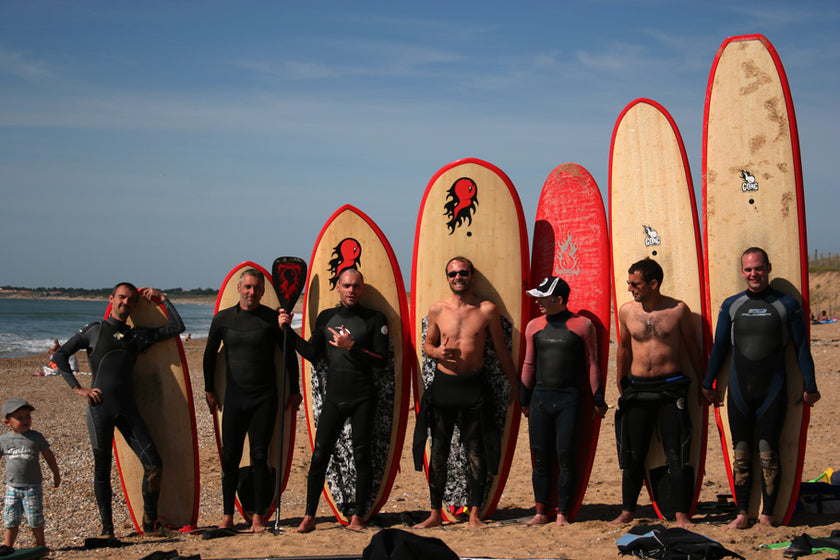 PHOTO : friends on surfboards !!!