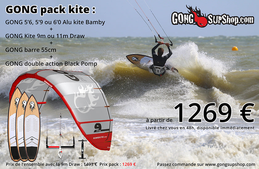 SHOP : GONG pack kite !!!