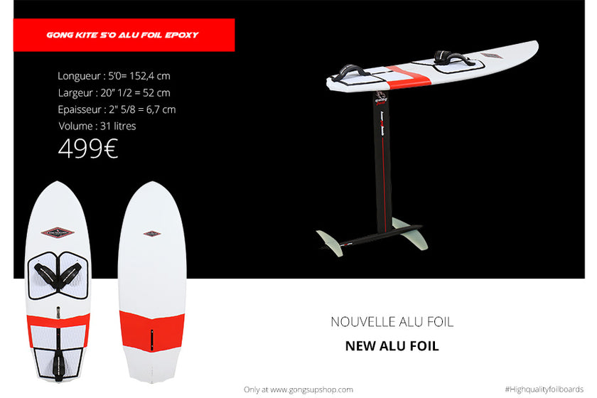 GEAR : 5'0 Alu Foil epoxy !!!