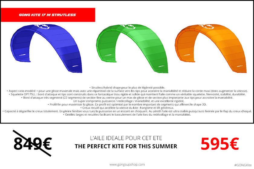 SHOP : 30% on 17m Strutless 2016 !!!