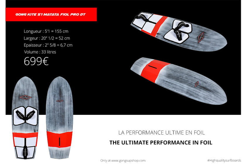 GEAR : GONG Kite 5’1 Matata Fiol PRO DT !!!
