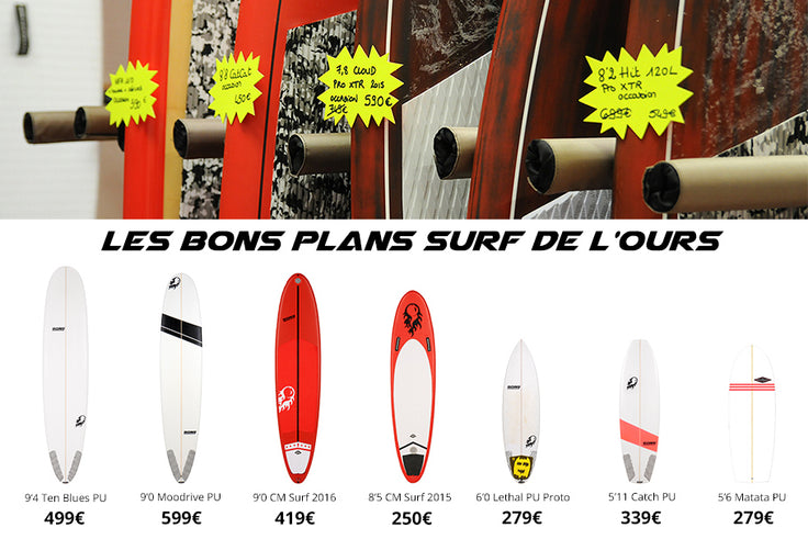 SHOP : great deals on surf boards !!!