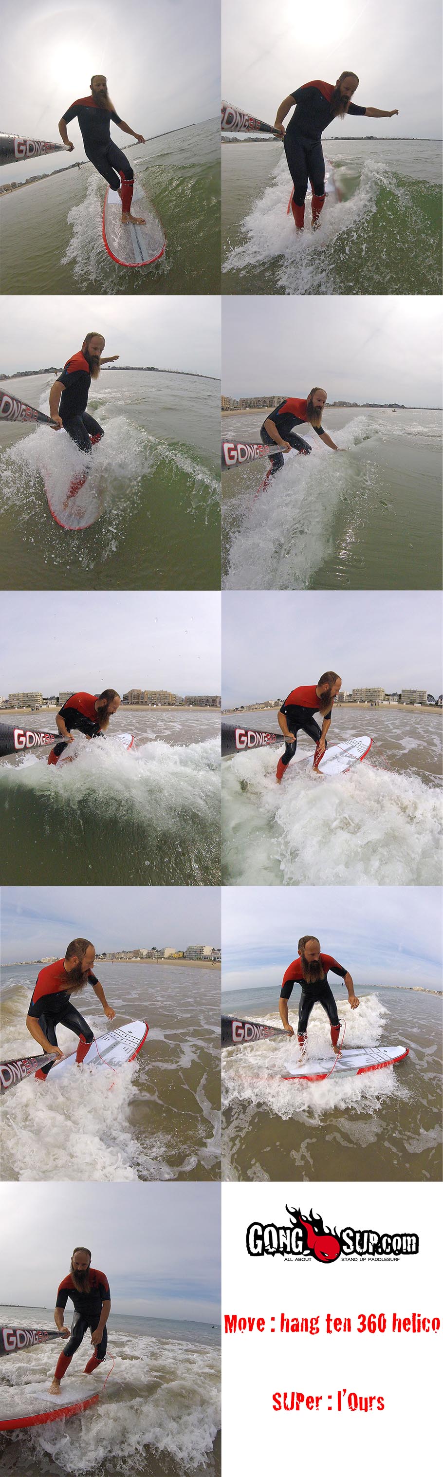 HOW TO : hang ten 360° helico !!!