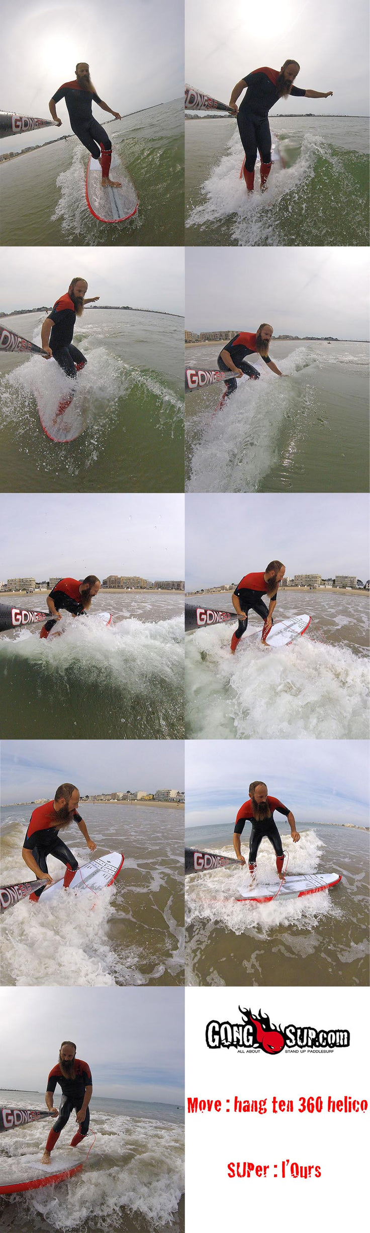 HOW TO : hang ten 360° helico !!!