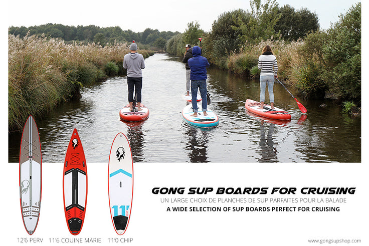 GEAR : GONG SUP boards for cruising !!!