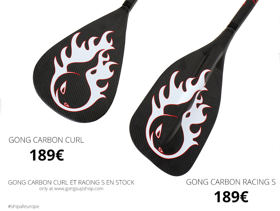 GEAR : Carbon Curl and Racing S paddles in stock !!!