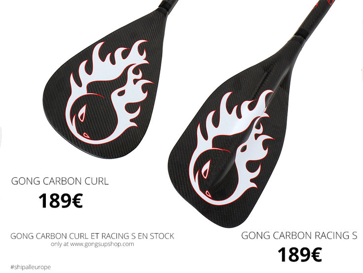 GEAR : Carbon Curl and Racing S paddles in stock !!!