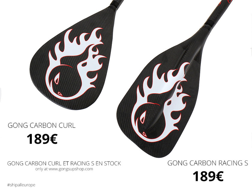 GEAR : Carbon Curl and Racing S paddles in stock !!!