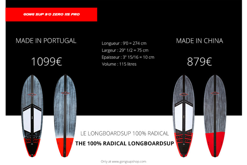 GEAR : GONG SUP 9'0 Zero 115 PRO !!!
