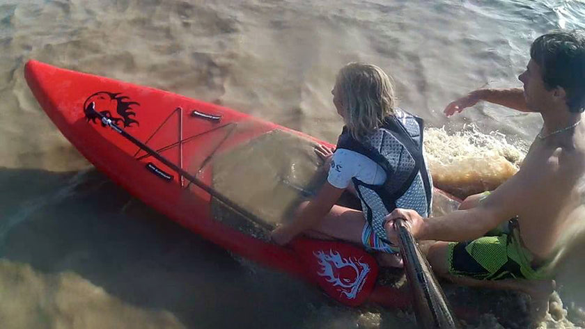 PHOTOS : tidal bore sesh !!!