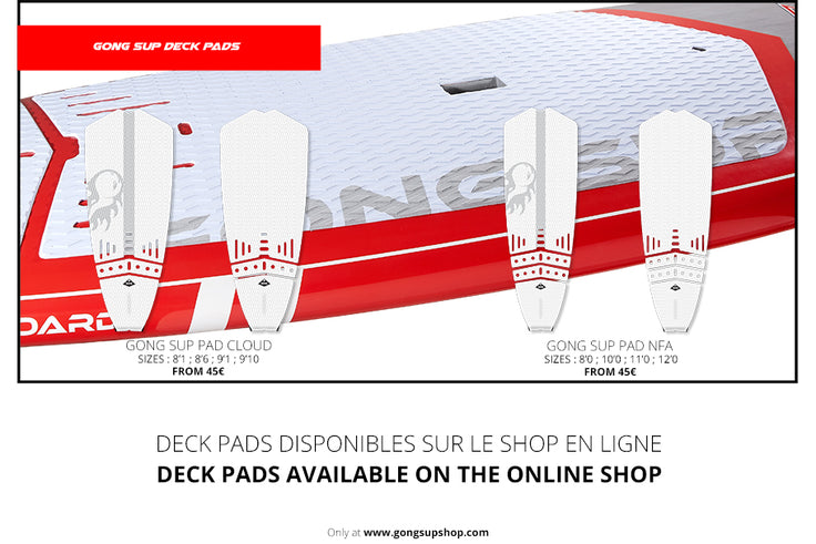 SHOP : GONG SUP deck pads available !!!