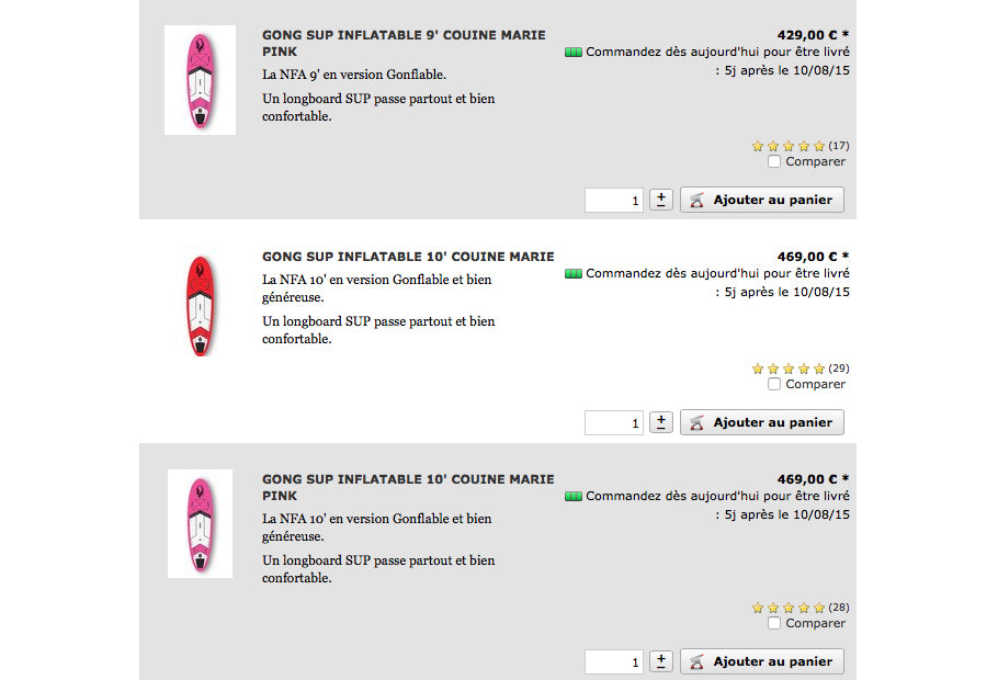 SHOP : ISUP dispos !!!