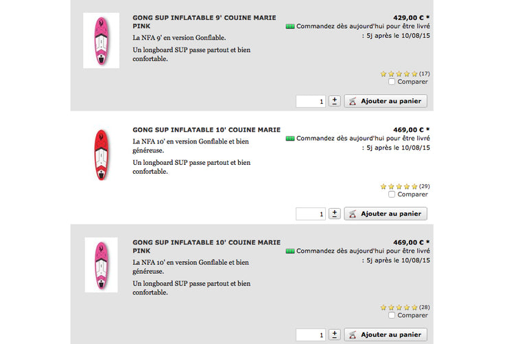 SHOP : ISUP dispos !!!