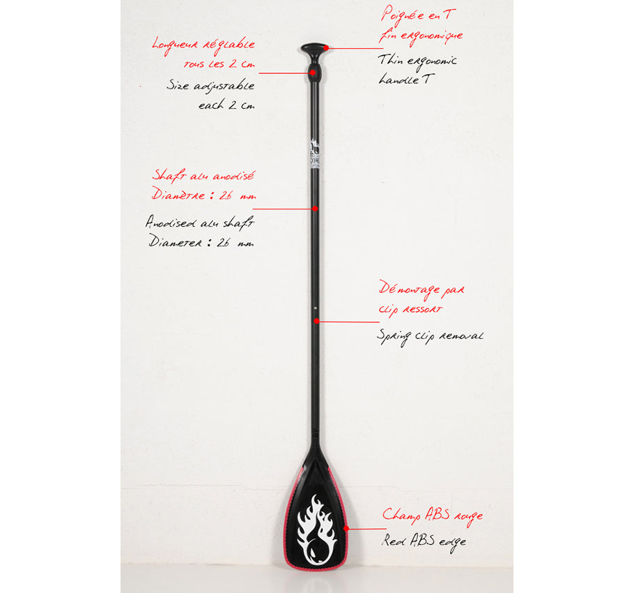 GEAR : GONG three parts Alu paddle !!!