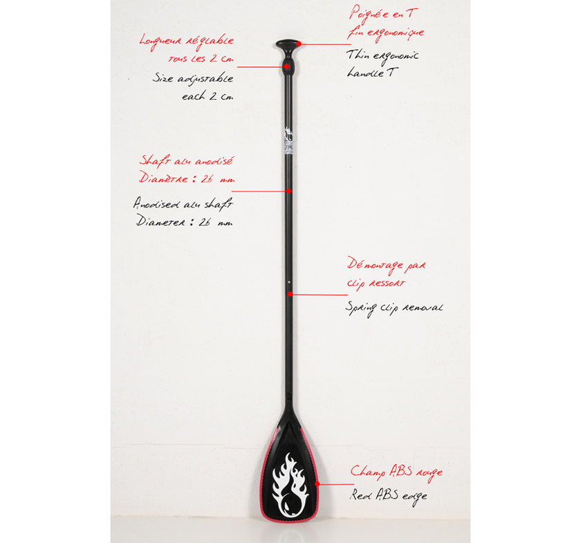 GEAR : GONG three parts Alu paddle !!!