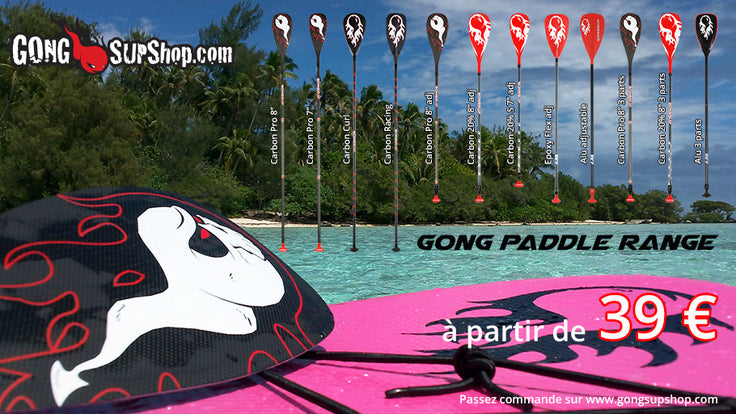 GEAR : GONG paddles !!!