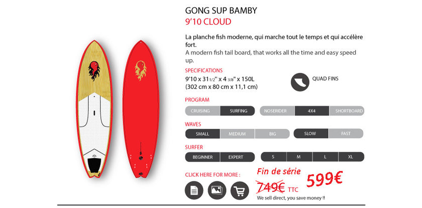 GEAR : focus on 9'10 Cloud Bamby !!!