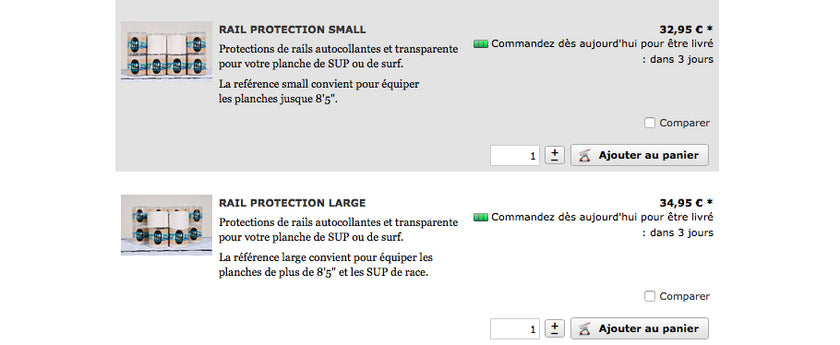 SHOP : Pro rail protection !!!