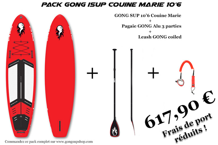SHOP : packs GONG iSUP Couine Marie 2016 !!!