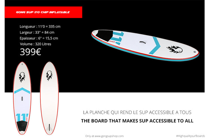 GEAR : 11'0 Chip inflatable !!!