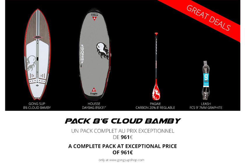 GEAR : pack 8'6 Cloud Bamby !!!