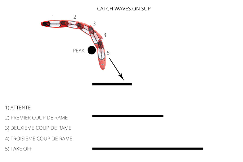 HOW TO : catch waves on SUP !!!