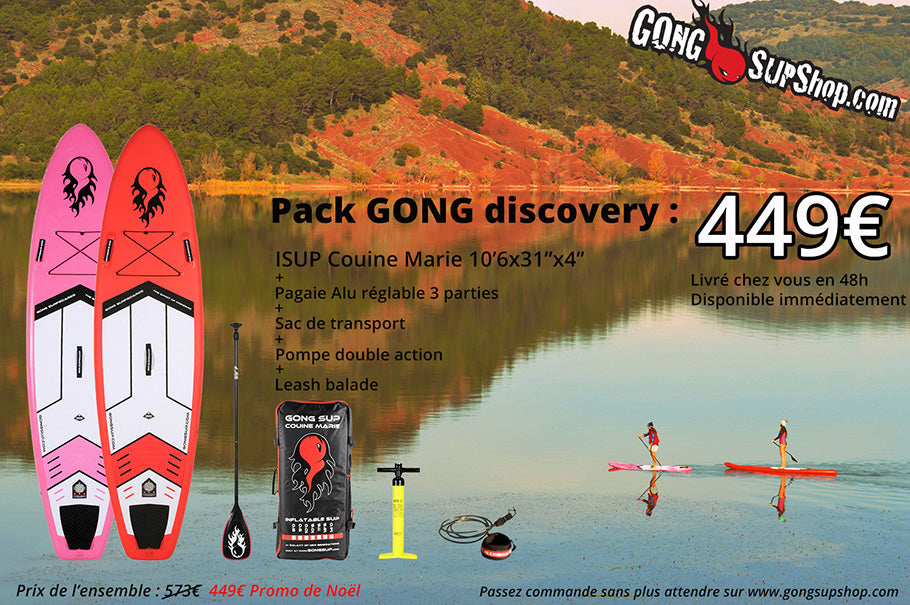 SHOP : GONG iSUP pack Discovery 449?,? !!!