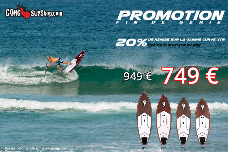 SHOP : 20% discount on GONG SUP Curve range !!!