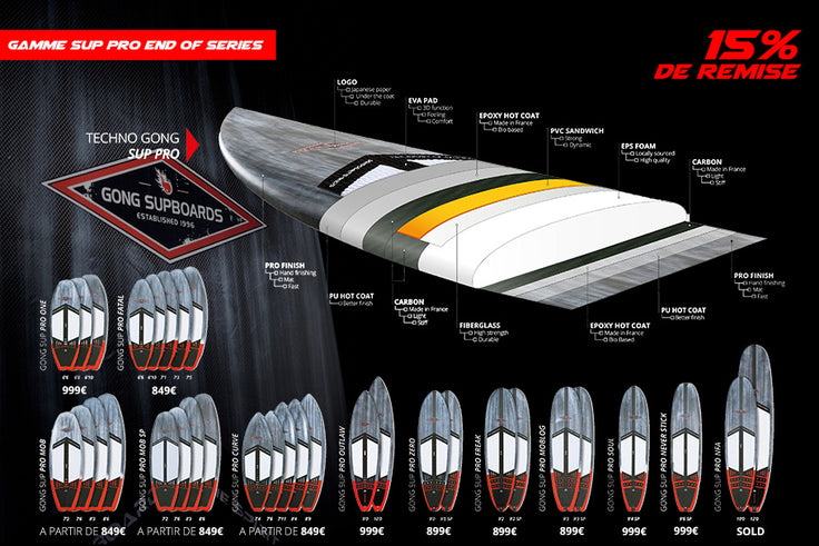 SHOP : 15% on 2017 GONG SUP PRO !!!