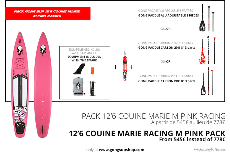 SHOP : pack 12'6 Couine Marie Race pink 2017 !!!