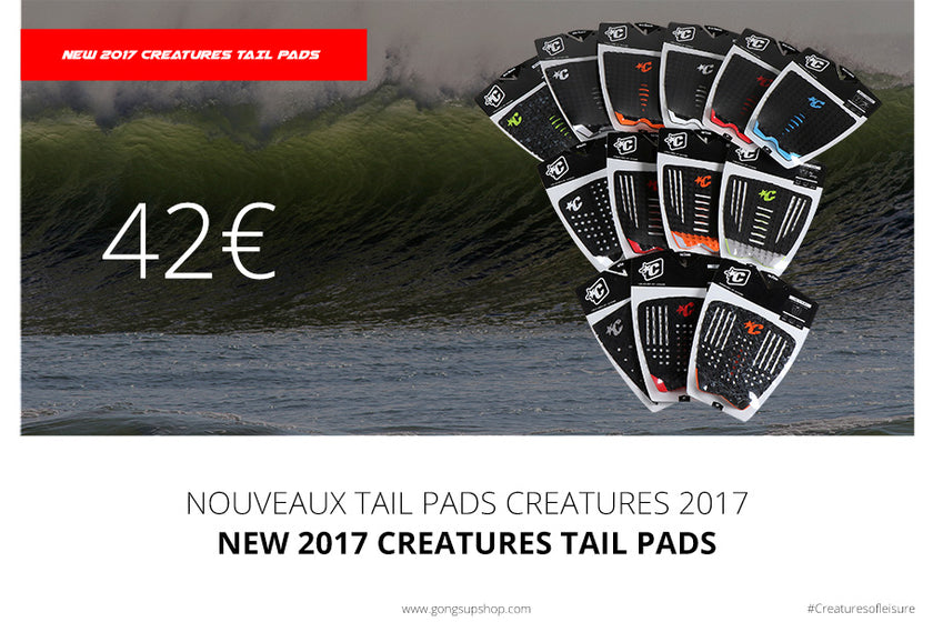 GEAR : new 2017 tail pads Creatures !!!
