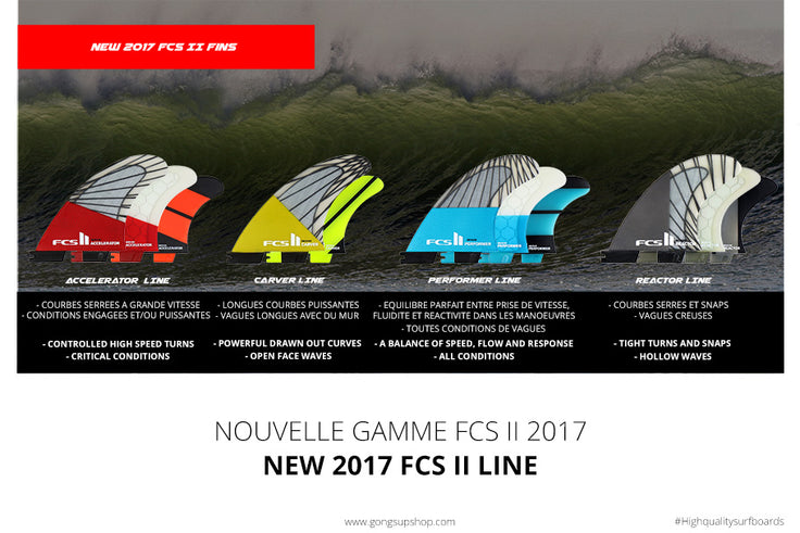 GEAR : new 2017 FCS II fins !!!