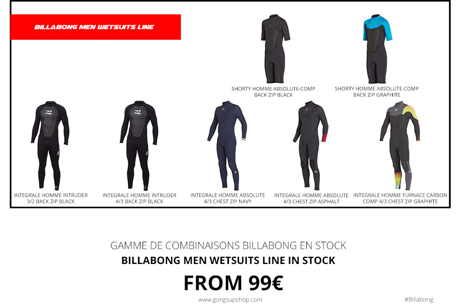 SHOP : wetsuits Billabong !!!