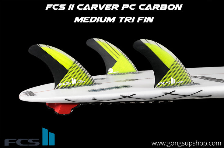 GEAR : FCS II Carver PC carbon Medium tri fin !!!