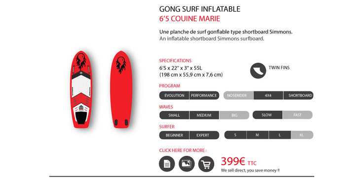 GEAR : inflatable surf !!!