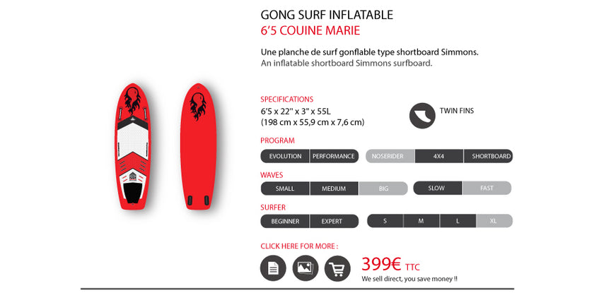 GEAR : inflatable surf !!!